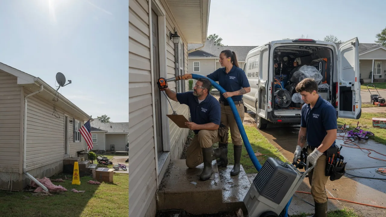 Ceiling Water Damage Restoration in New Church, VA near me